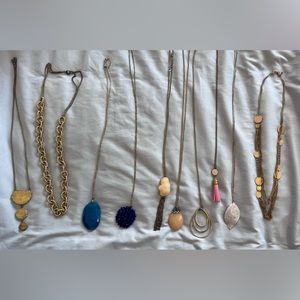 Various Long necklaces